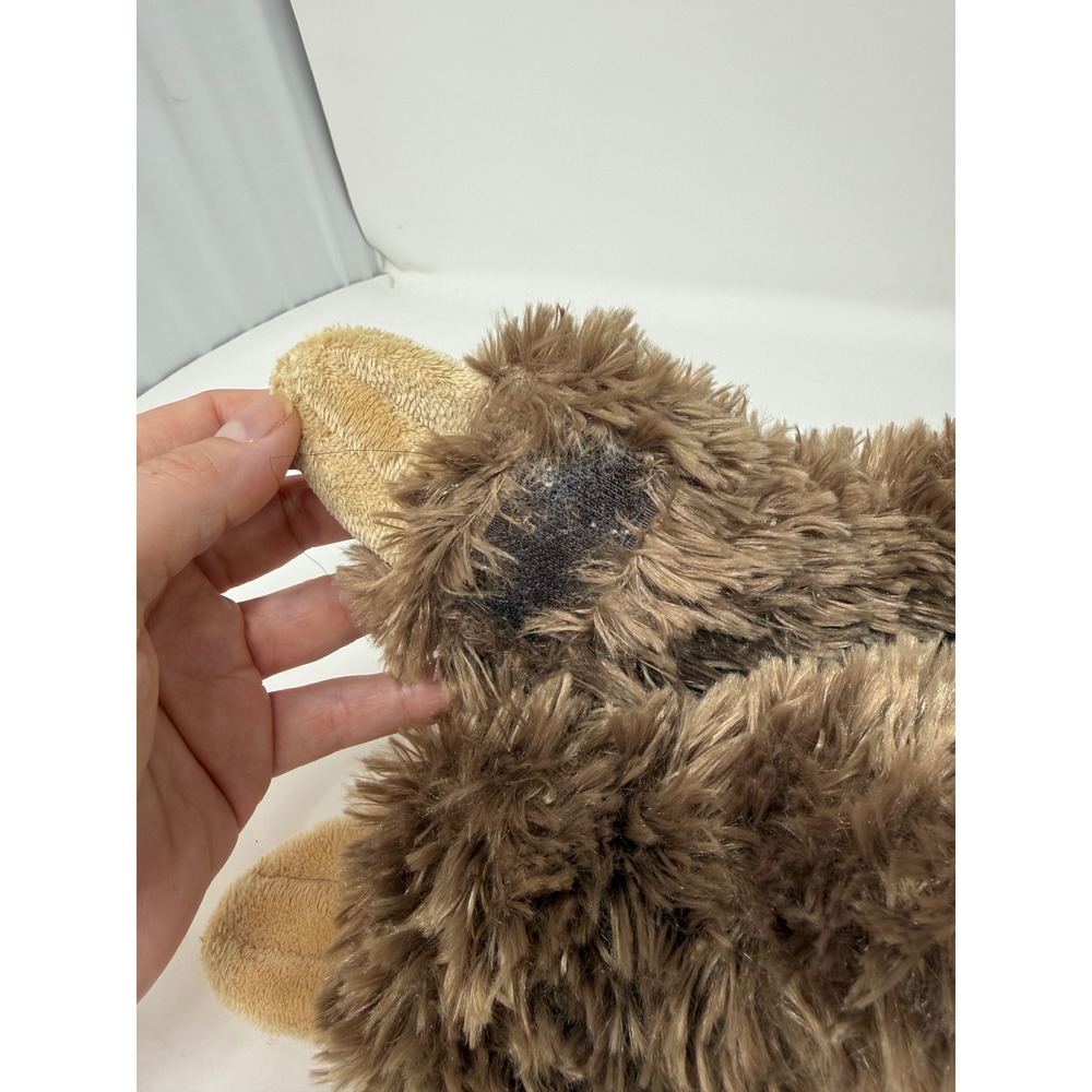 Aurora Destination Nation Sloth Plush Brown Shaggy Stuffed Animal 2020 12 inch - Picture 8 of 10
